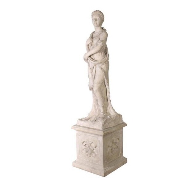 Four Seasons Winter Statue With Plinth